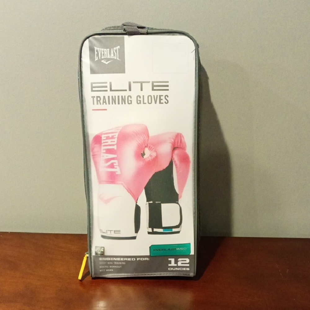 Everlast Elite Training Gloves - Pink and Black